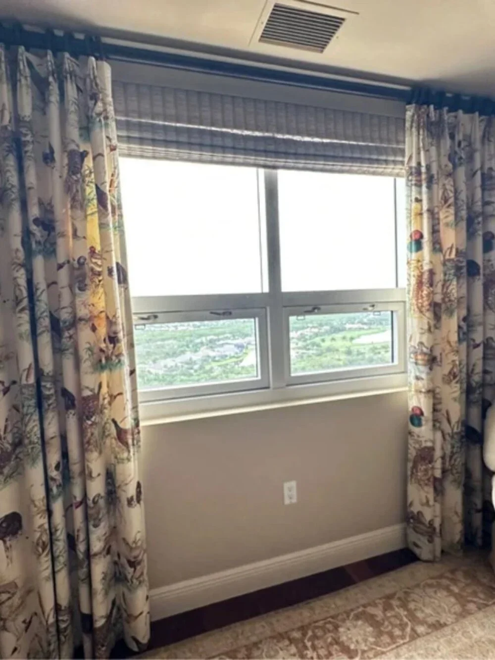 Gorgeous country core high end curtain panels ducks geese dogs